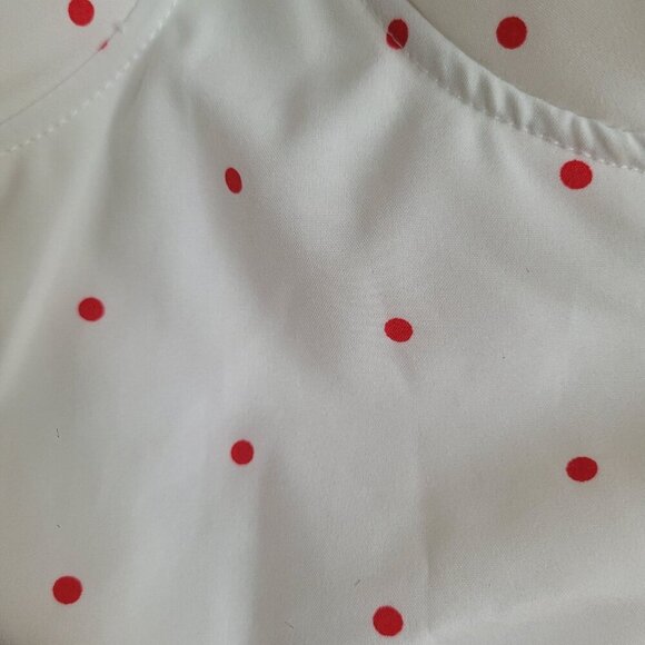 Sugarlips Red Polka Dot Corset Top Size M whimsical fun summer romantic - Picture 5 of 8